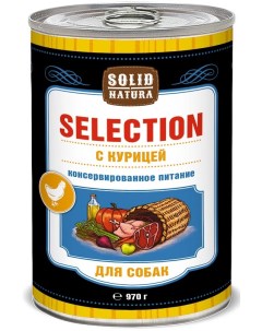 Влажный корм для собак Selection Курица 0 97 кг Solid natura