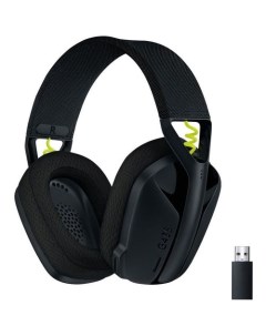 Гарнитура игровая G435 для компьютера и игровых консолей мониторные Bluetooth радио черный желтый Logitech