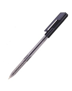 Ручка шариков Arrow EQ01120 корп прозрачный черный d 1мм чернила черн 50 шт кор Deli