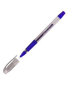 Ручка гелев Soft Gel Fine 2420 12BLUE корп прозрачный d 0 5мм чернила син линия 0 4мм игл 12 шт кор Pensan
