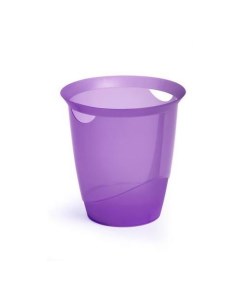 Корзина для бумаг Trend 16л пластик круглая фиолетовый Durable