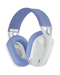 Гарнитура игровая G435 для компьютера и игровых консолей накладные Bluetooth радио белый синий Logitech