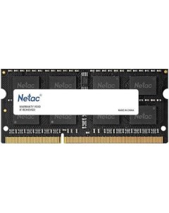 Оперативная память Basic NTBSD3N16SP 04 DDR3L 1x 4ГБ 1600МГц для ноутбуков SO DIMM Ret Netac