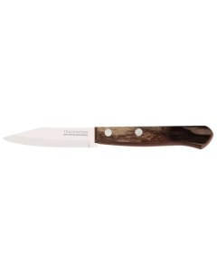 Нож кухонный Polywood для овощей 76мм заточка прямая стальной серебристый Tramontina