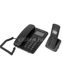 Радиотелефон M350 Combo RU черный Alcatel