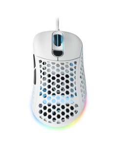 Мышь Light2 200 игровая оптическая проводная USB белый Sharkoon