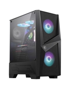 Корпус ATX MAG FORGE 100R Midi Tower без БП черный Msi