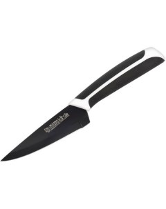 Нож кухонный LR05 26 универсальный 102мм заточка прямая стальной черный Lara