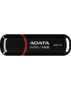 Флешка USB AUV150 64ГБ USB3 0 черный Adata