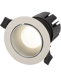 Точечный светильник Horeca Dark Light 12Вт х 1шт встраиваемый настенный серебристый белый Rexant