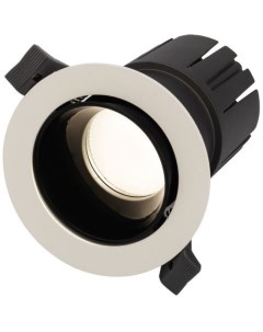 Точечный светильник Horeca Dark Light 12Вт х 1шт встраиваемый настенный белый черный Rexant