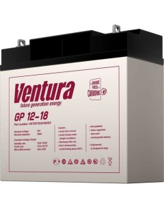 Аккумуляторная батарея для ИБП GP 12 18 12В 18Ач Ventura