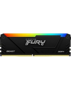 Оперативная память Fury Beast KF437C19BB12A 16 DDR4 1x 16ГБ 3733МГц DIMM Ret Kingston