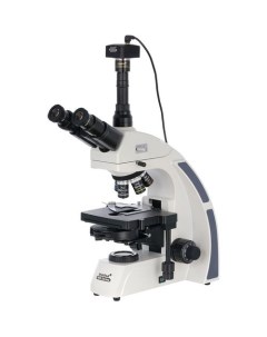 Микроскоп MED D45T световой оптический биологический цифровой 40 1000x на 5 объективов белый Levenhuk