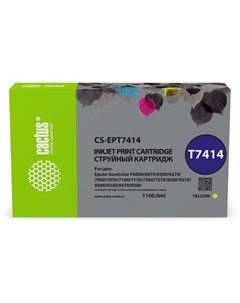 Картридж CS EPT7414 T7414 желтый CS EPT7414 Cactus