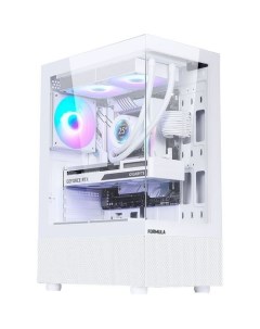 Корпус ATX Crystal Z1 PLUS Midi Tower без БП белый Formula