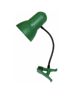 Настольная лампа НАДЕЖДА ПШ на прищепке зеленый Трансвит