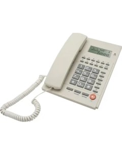 Проводной телефон RT 420 белый серый Ritmix