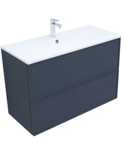 Мебель для ванной Арт 100 см маренго Aquanet