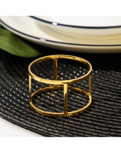 Кольцо для салфетки noble 4 5 2 9 см цвет золотой Nobrand