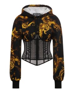 Хлопковое худи Versace jeans couture