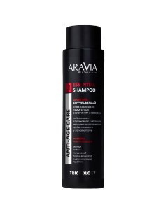 Шампунь бессульфатный для ежедневного применения с биотином и кофеином essential shampoo 420 мл Aravia professional