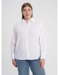 Классическая рубашка Plus Size с длинным рукавом Твое