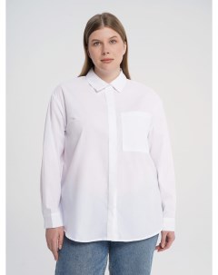Классическая рубашка Plus Size с длинным рукавом Твое