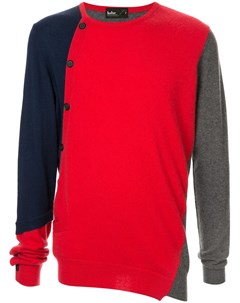 Kolor свитер узкого кроя в стиле колор блок 3 красный Kolor