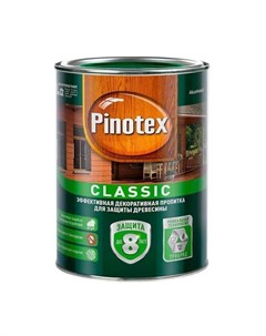 Пропитка Classic для дерева дуб 1 л Pinotex