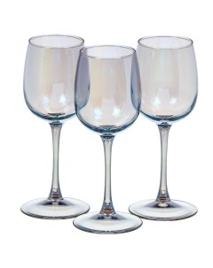 Бокал для вина 300 мл стекло 3 шт Васильковый RNVS_8164_11 Glasstar