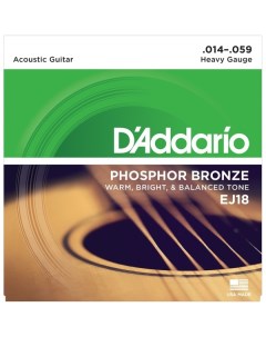Струны для акустической гитары D Addario EJ18 D`addario