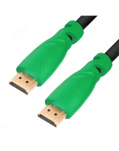 Кабель HDMI 19M HDMI 19M v2 0 4K экранированный 1 м черный зеленый HM301 HM321 1 0m Gcr