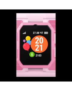 Умные часы детские Ultra 1 54 IPS розовый G W15PNK Geozon