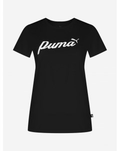 Футболка женская Ess Blossom Script Черный Puma