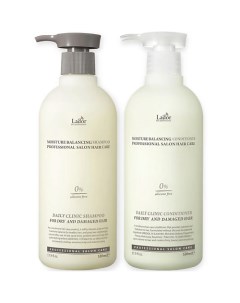 Шампунь и кондиционер для волос увлажняющие Moisture Balancing Shampoo Conditioner Lador