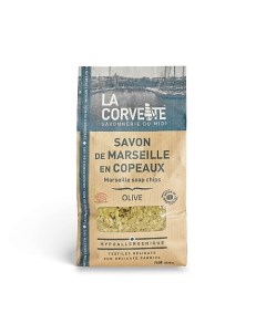 Традиционное марсельское оливковое мыло стружка Savon de Marseille en Copeaux Olive La corvette