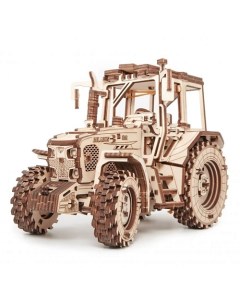 Деревянный конструктор 3D Трактор БЕЛАРУС 82 1 0 Ewa (eco wood art)
