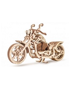 Деревянный конструктор 3D Мотоцикл Cruiser 1 0 Ewa (eco wood art)