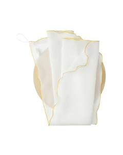 Шелковая салфетка для умывания лица из крепового шёлка 1 Silk manufacture