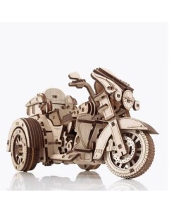 Деревянный конструктор 3D Мотоцикл Трайк 1 0 Ewa (eco wood art)