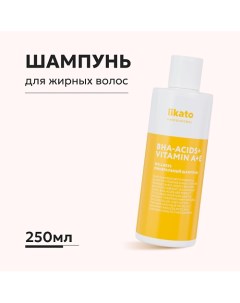 Минеральный шампунь для тонких ослабленных волос для укрепления и объема WELLNESS 250 0 Likato