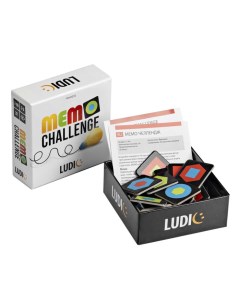 Карточная настольная игра Мемо челлендж Ludic