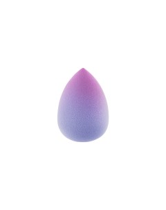Большой двусторонний спонж для макияжа капля фиолетовый градиент Solomeya