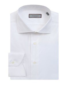 Классическая рубашка из премиального эластичного хлопка Canali