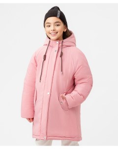 Пальто демисезонное оверсайз розовое Button blue