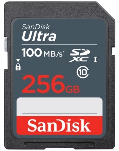 Карта памяти 256GB SDSDUNR 256G GN3IN SDXC Class 10 UHS I U1 Ultra 100MB s Sandisk