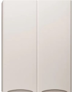 Шкаф двустворчатый 60x80 см белый матовый Бергамо СС 00002357 Style line