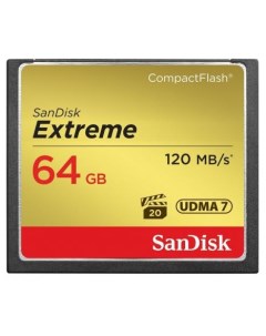 Карта памяти Compact Flash Card 64Gb SDCFXSB 064G G46 Sandisk