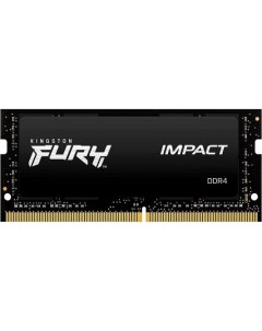 Оперативная память для ноутбука 32Gb 1x32Gb PC4 21300 2666MHz DDR4 SO DIMM CL16 Fury Impact KF426S16 Kingston